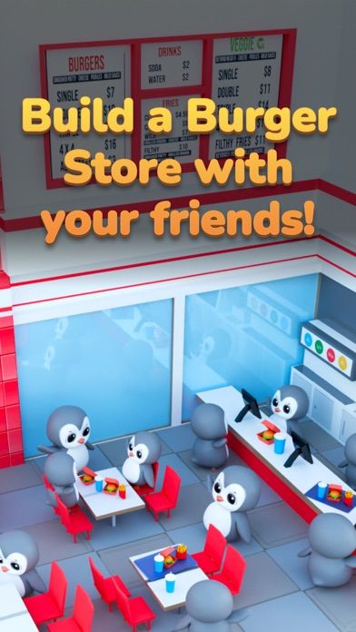 Pengu-N-Out: Social Idle Game Game Screenshot