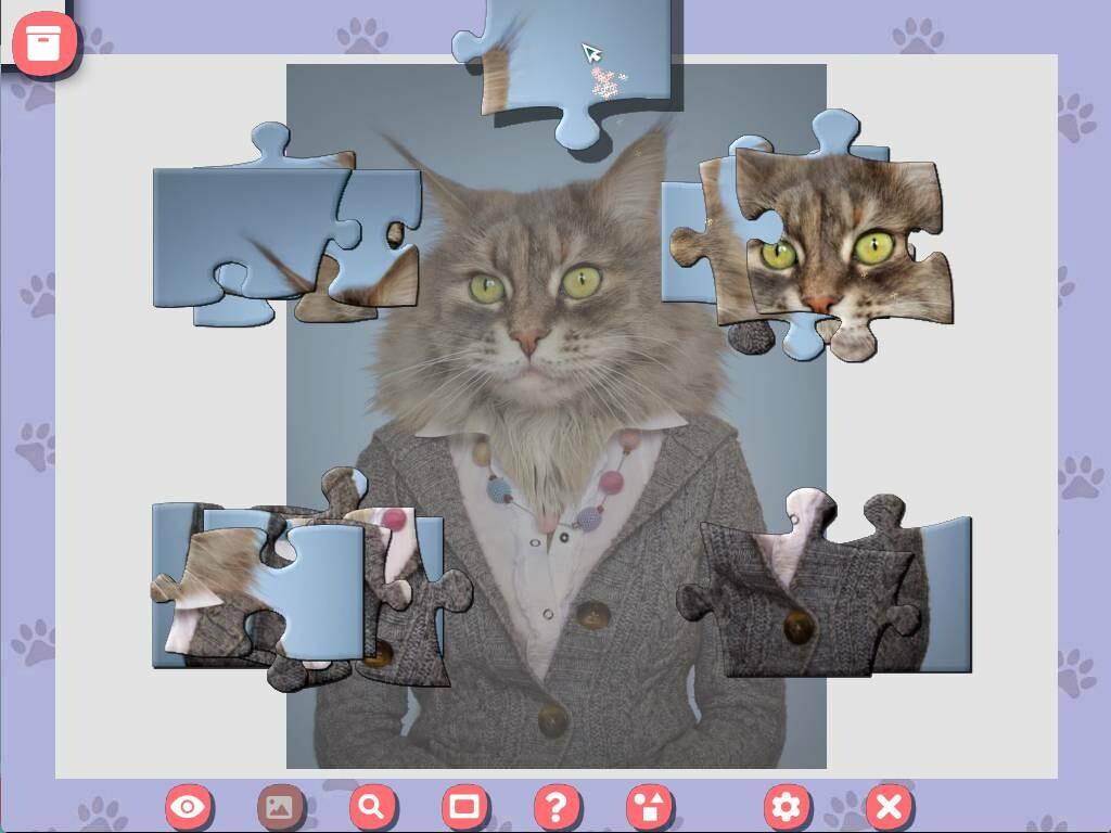 Captura de Tela do Jogo 1001 Jigsaw. Cute Cats 5