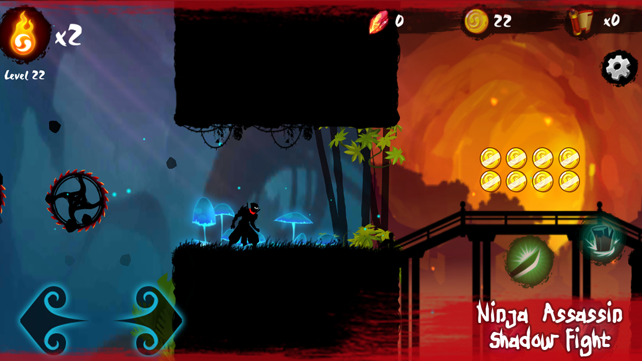 Ninja Assassin: Shadow Fight ゲームのスクリーンショット