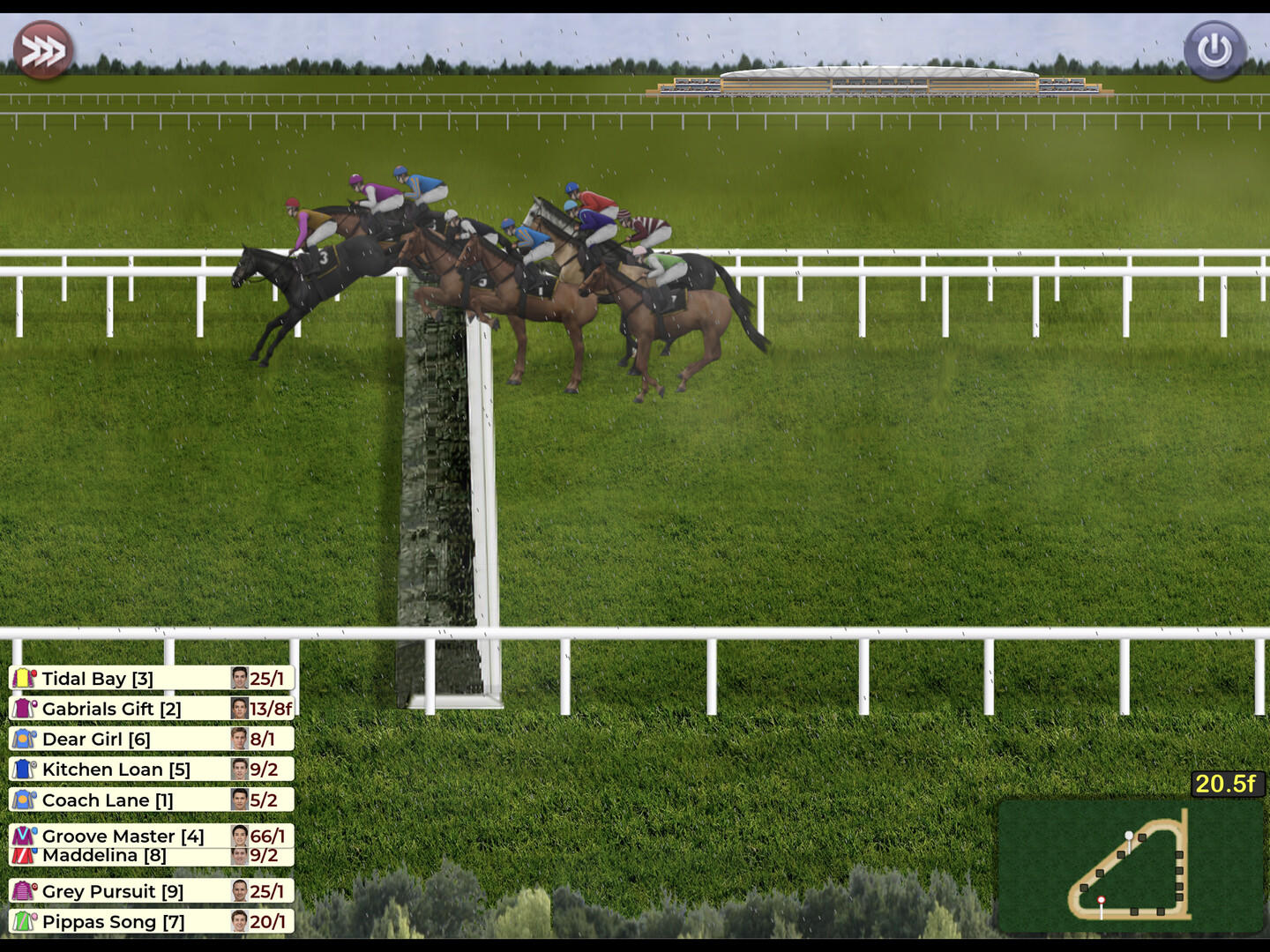 Starters Orders Touch Horse Racing ภาพหน้าจอเกม