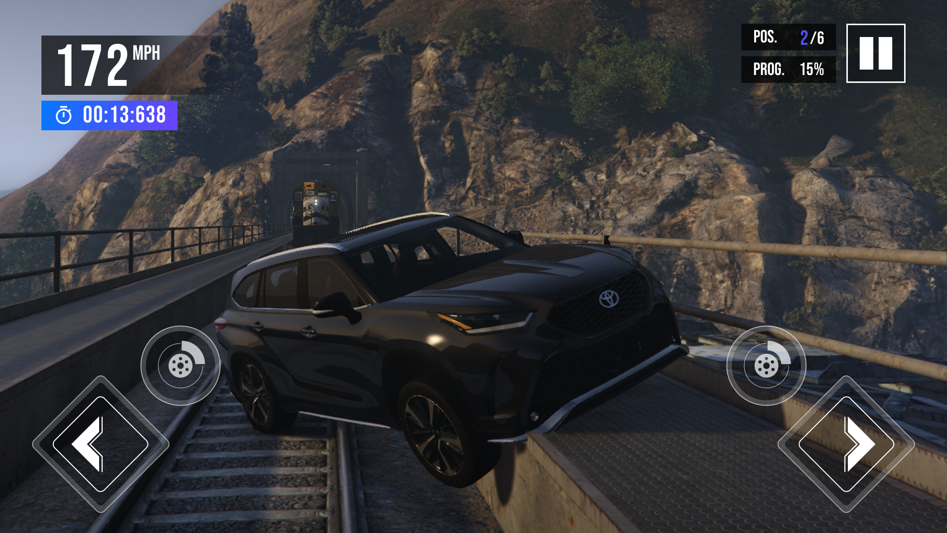 Drive Toyota: SUV Simulator 3D Game Screenshot