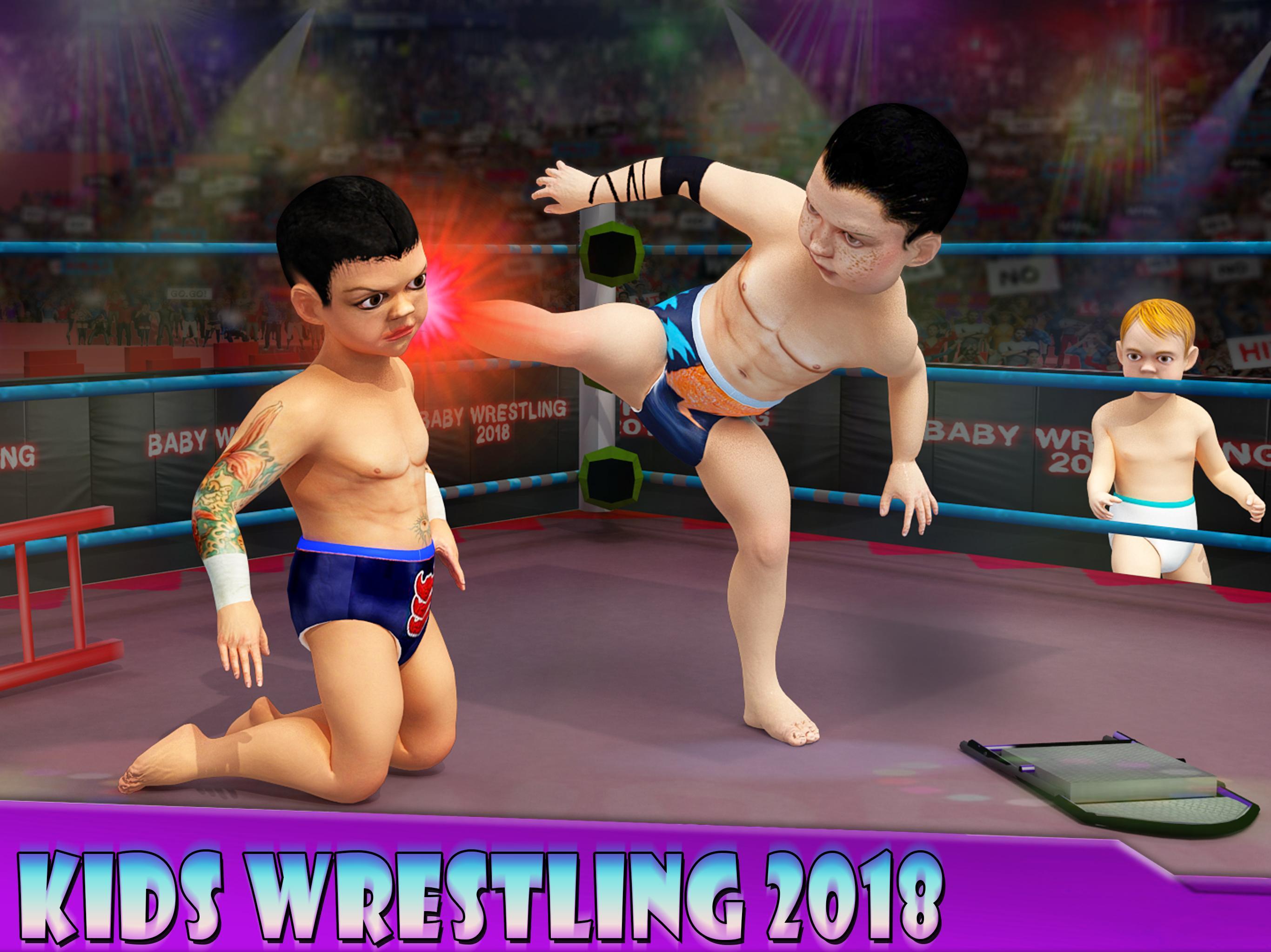 Скриншот игры Dwarf Wrestling: Smack the super junior wrestlers