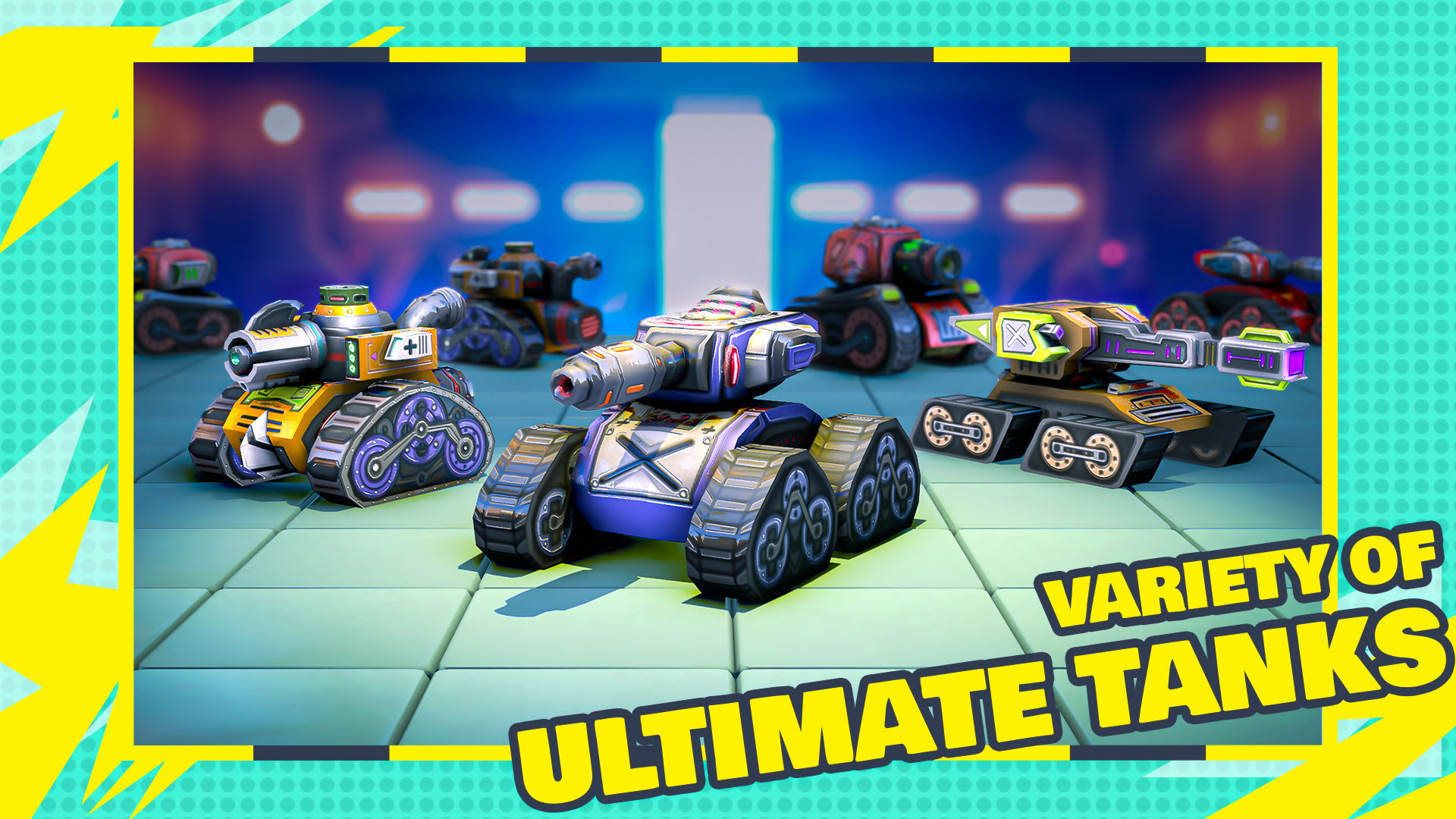 Screenshot of Tank combat Games-War Machines