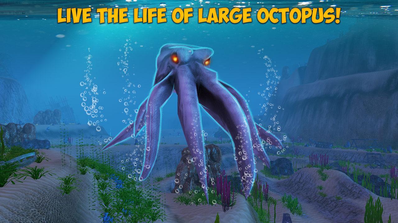 Screenshot 1 of Octopus Simulator: สัตว์ประหลาดทะเล 1.1.0