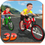 Kids Bicycle Rider Street Race