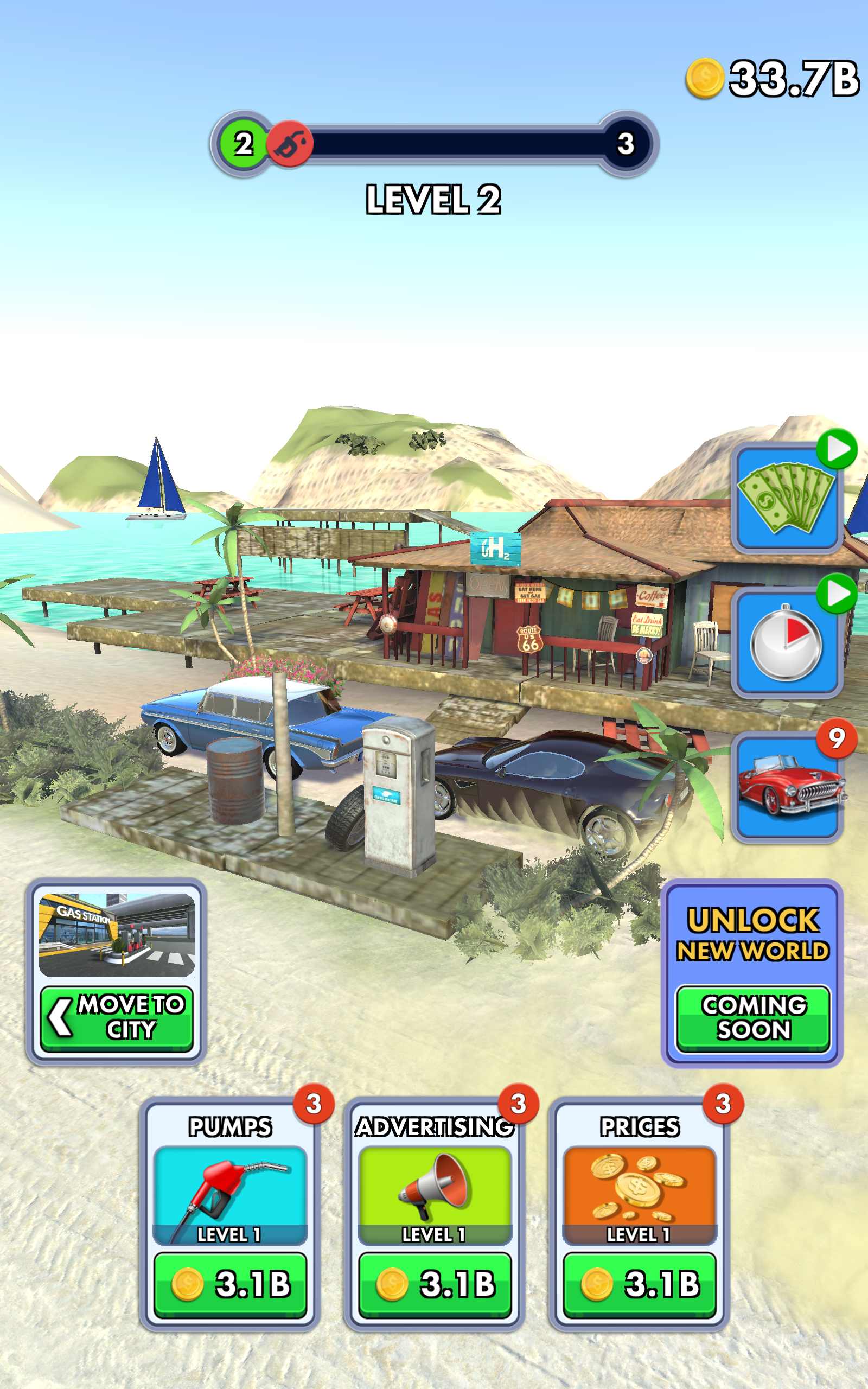 Gas Station Game Screenshot