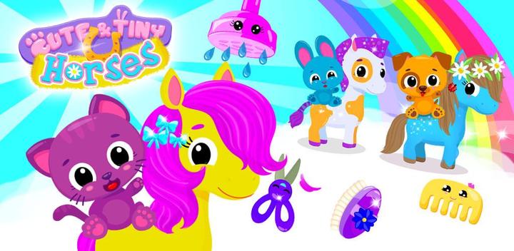 Banner of Cute & Tiny Horses - Baby Pony Care & Hair Salon 2.0.34