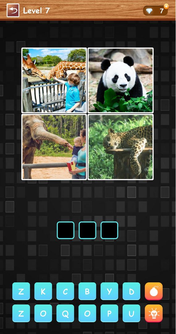Screenshot of 4 Pics 1 Word - Funny Puzzle Game