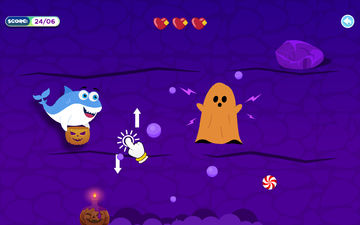 Baby Shark - Candy Challenge Game Screenshot