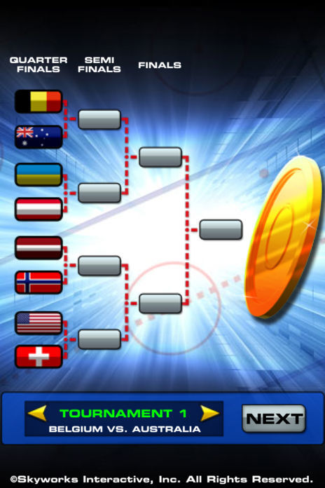 World Cup Air Hockey™ 게임 스크린 샷