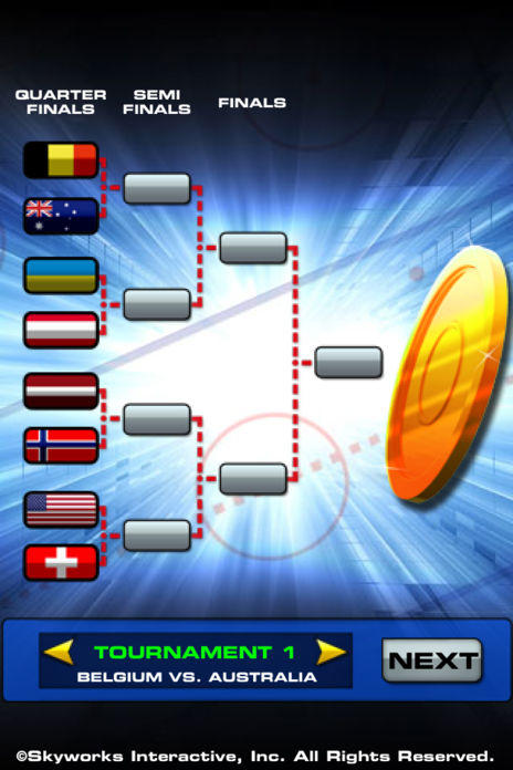World Cup Air Hockey™ Game Screenshot