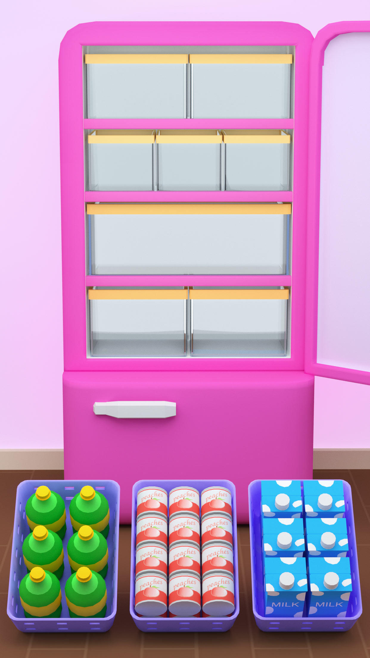 ASMR Restock:Fridge Organizing Game Screenshot