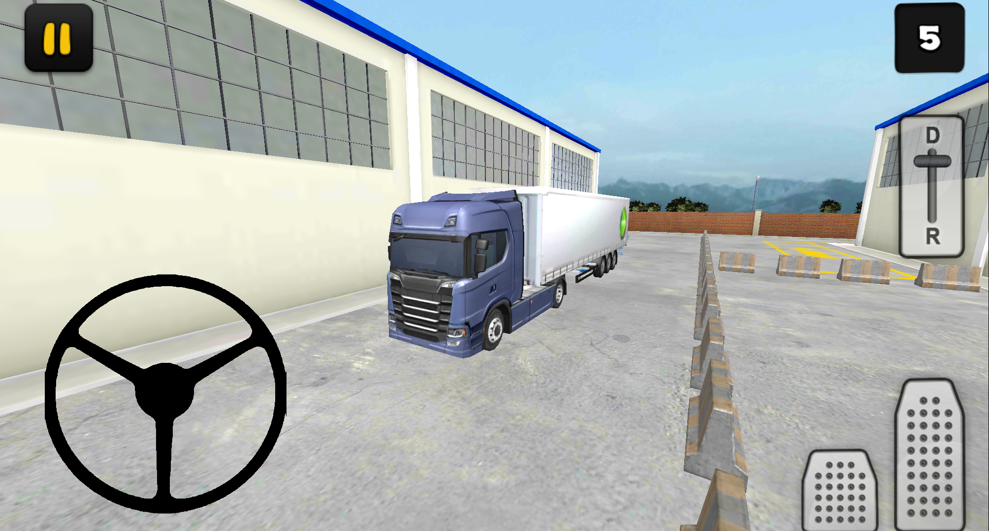 Truck Parking Simulator 3D: Fa Game Screenshot