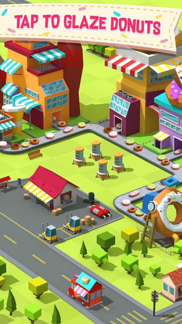 Donut Factory Tycoon Games screenshot game