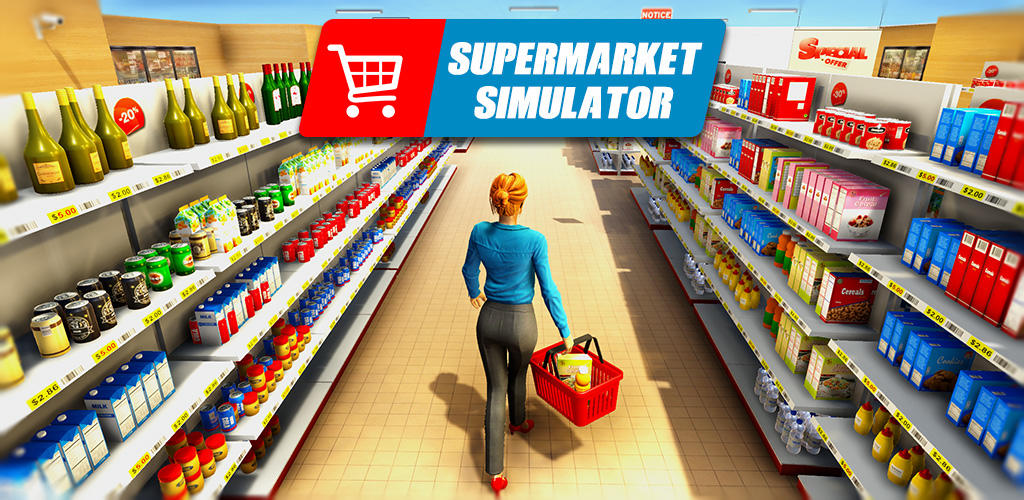 Banner of Supermarket Grocery Simulator 