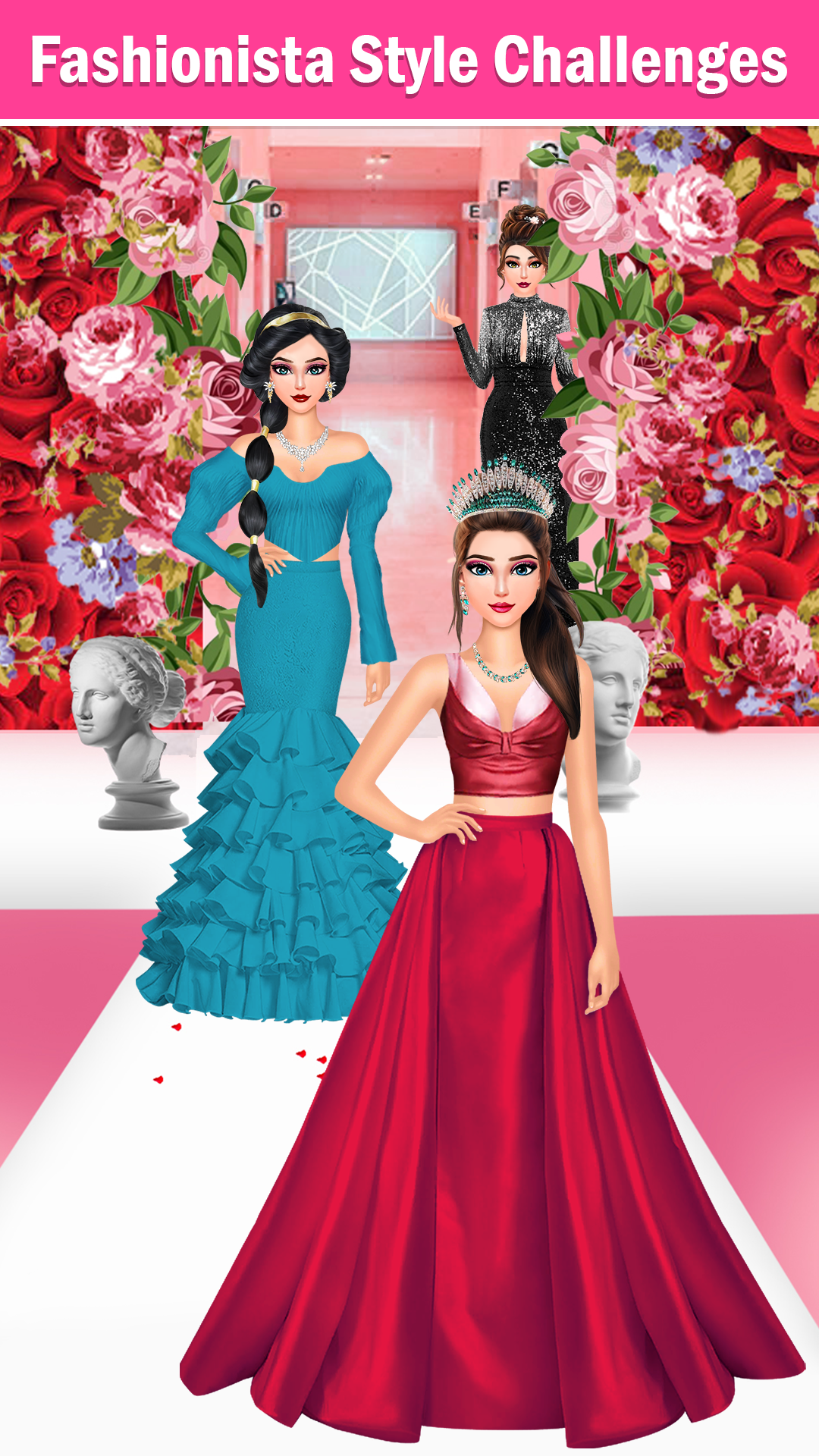 Red Carpet Dress Up Girls game on Desura