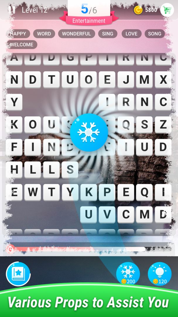 Find Words–Moving Crossword Puzzle screenshot game