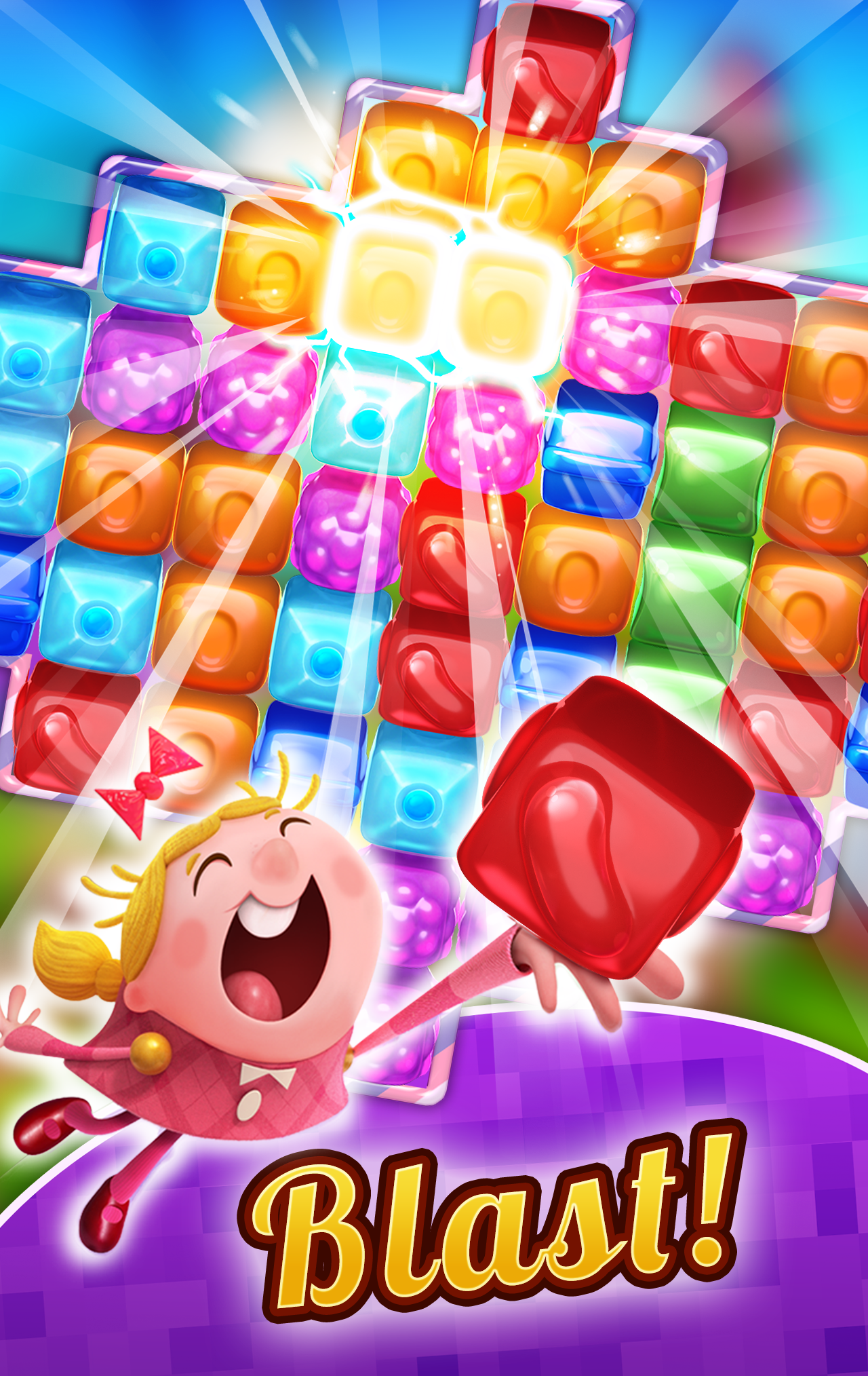 Screenshot of Candy Crush Cubes