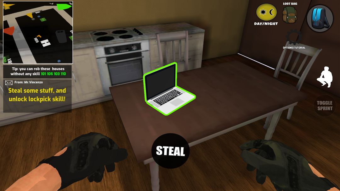 Steal 'N Loot screenshot game