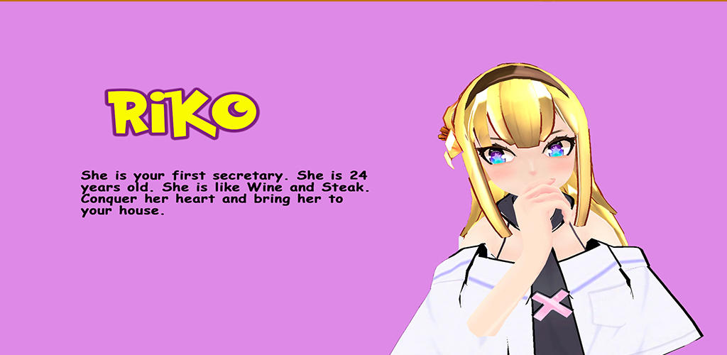Screenshot 4 of Anime Secretary Dating Sim 3D 