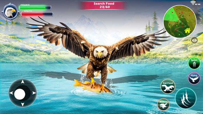 Wildlife Bird Eagle Simulator ゲームのスクリーンショット