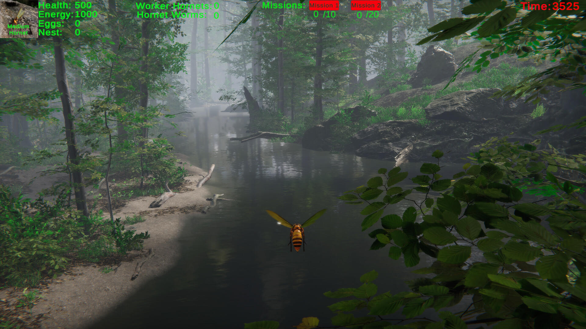 Screenshot of Giant Hornet