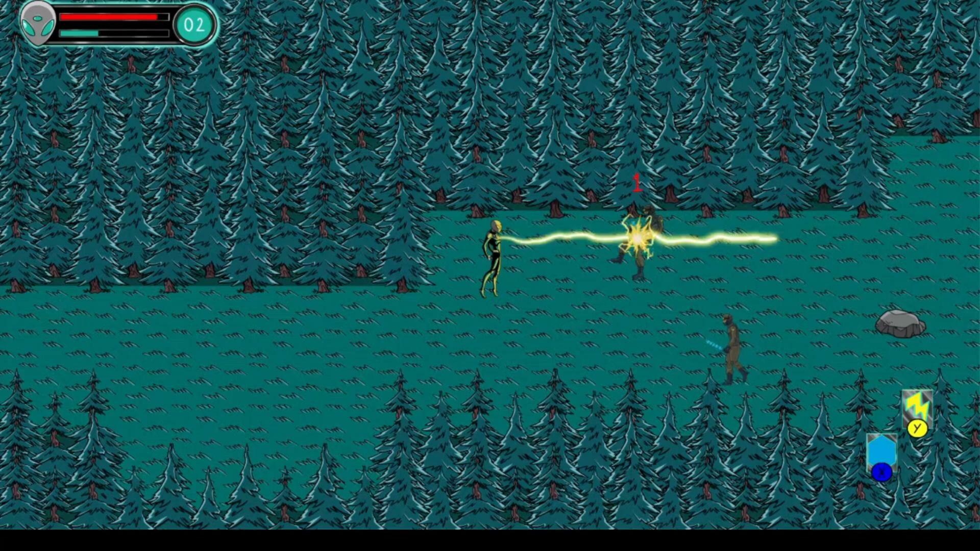 Comet Alpha Rescue Game Screenshot