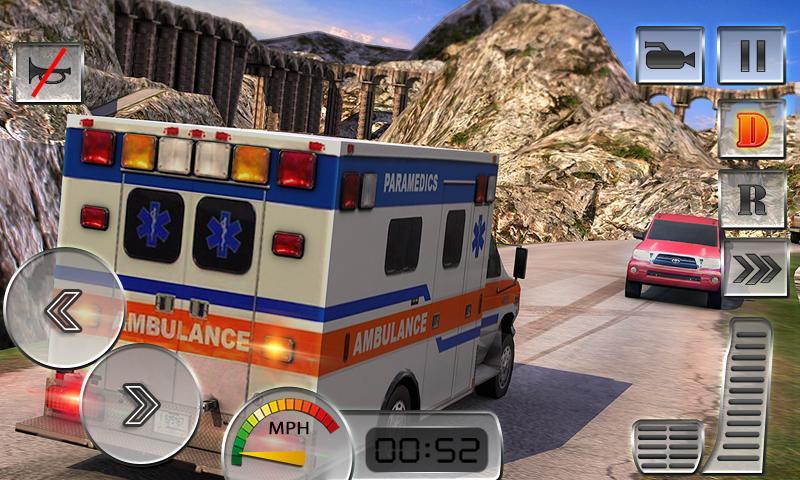 Ambulance Rescue Driving 2016 게임 스크린 샷