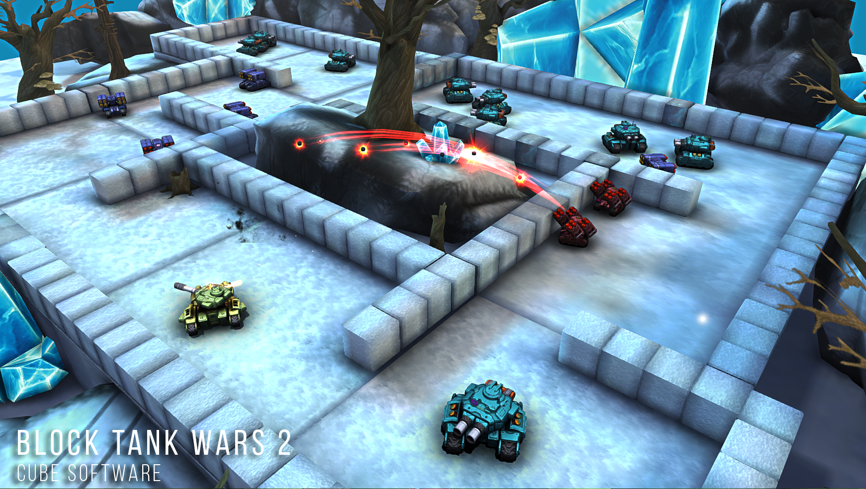 Block Tank Wars 2 Premium Game Screenshot