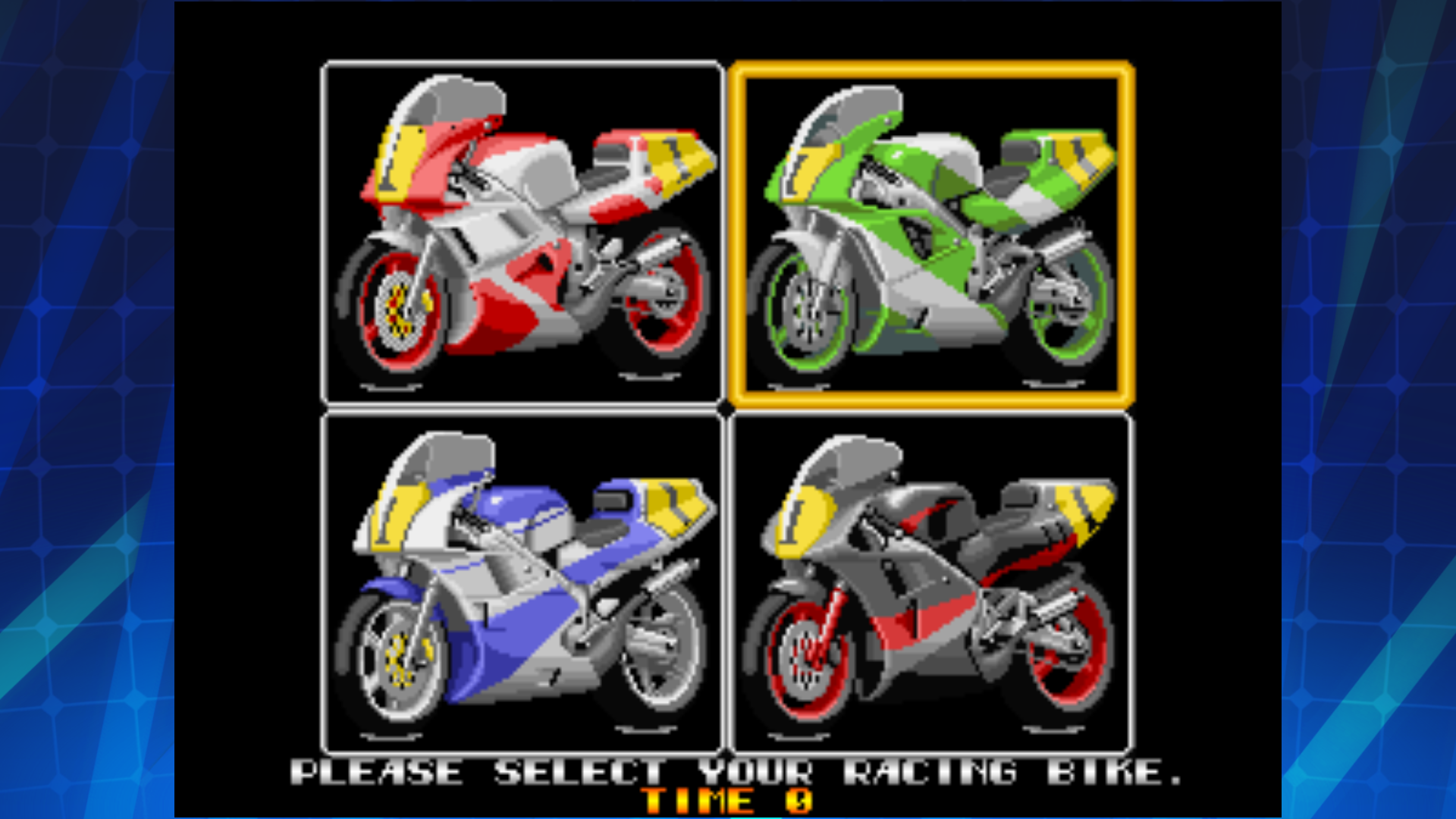Screenshot of RIDING HERO ACA NEOGEO