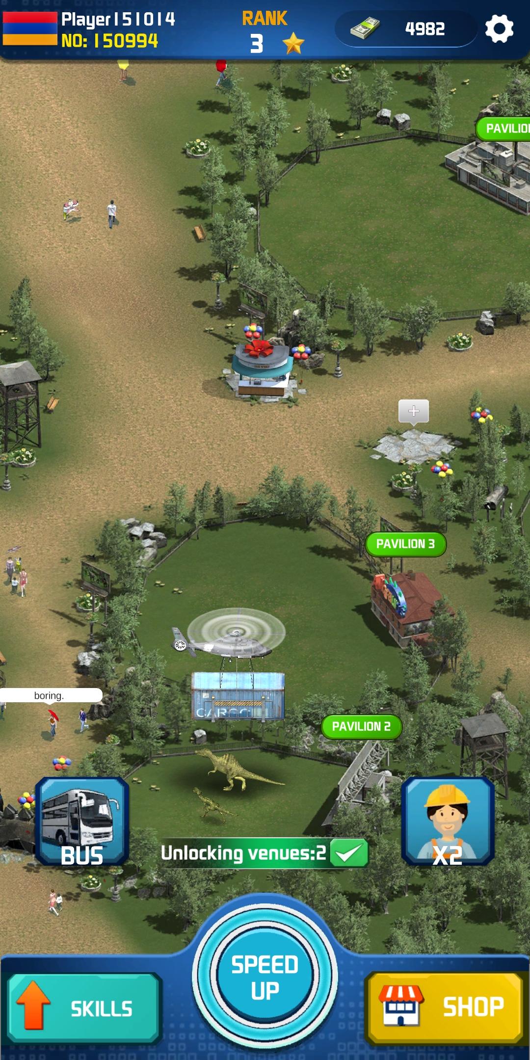 Screenshot 1 of Dinosaur Park Simulator zielt darauf ab, Inseln zu erkunden 1.0.10