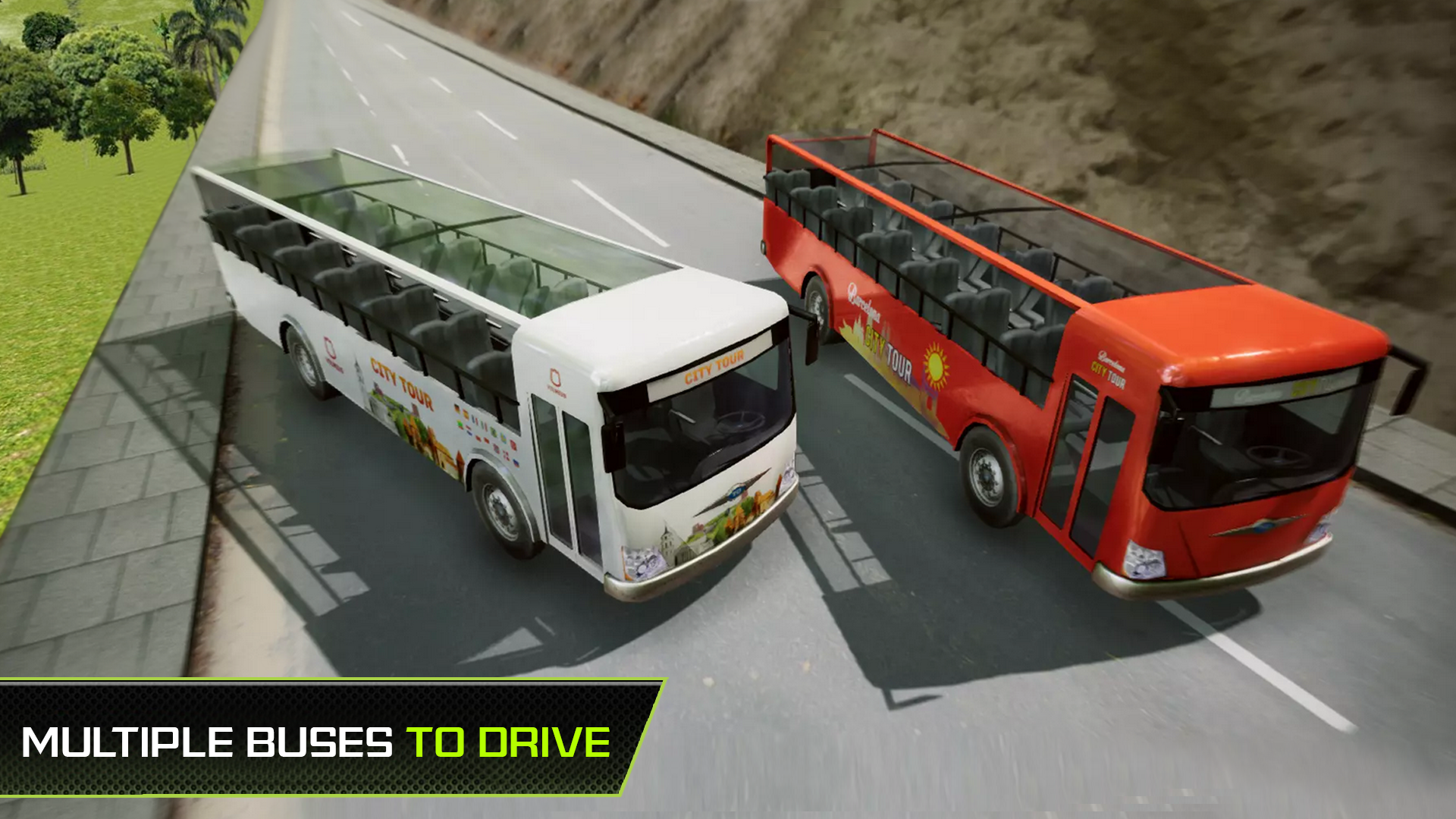 Bus Simulator: City Driver 3D ゲームのスクリーンショット