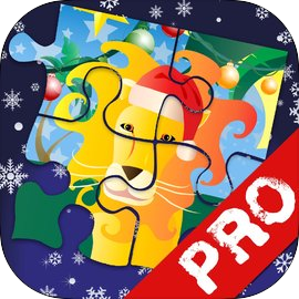 クリスマスパズル: けのジャングルの動物 PRO