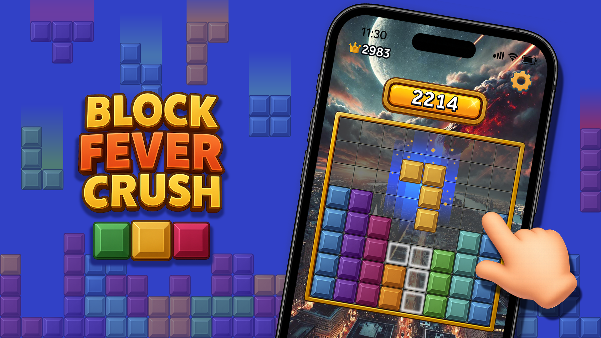Скриншот игры Block Fever Crush