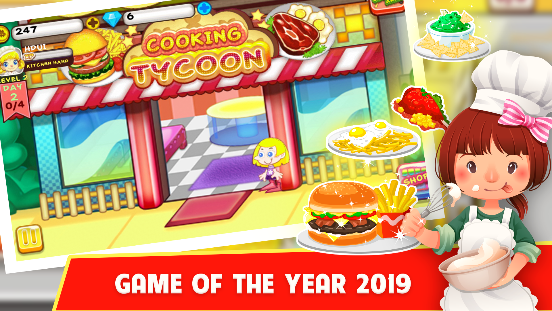 Restaurant Story: Cooking Rush Game Screenshot