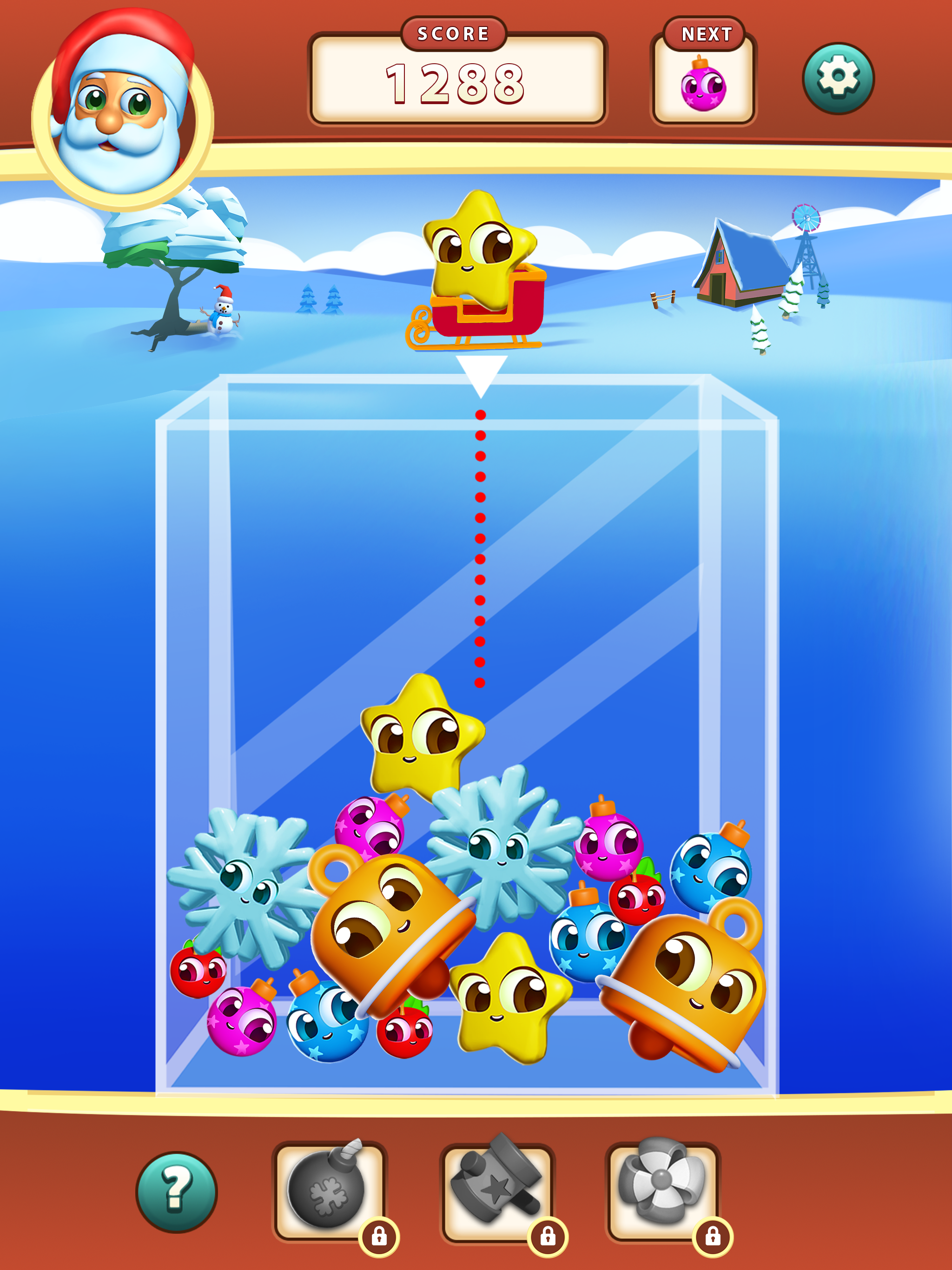 Merge to Santa: Fun Merge Game Screenshot