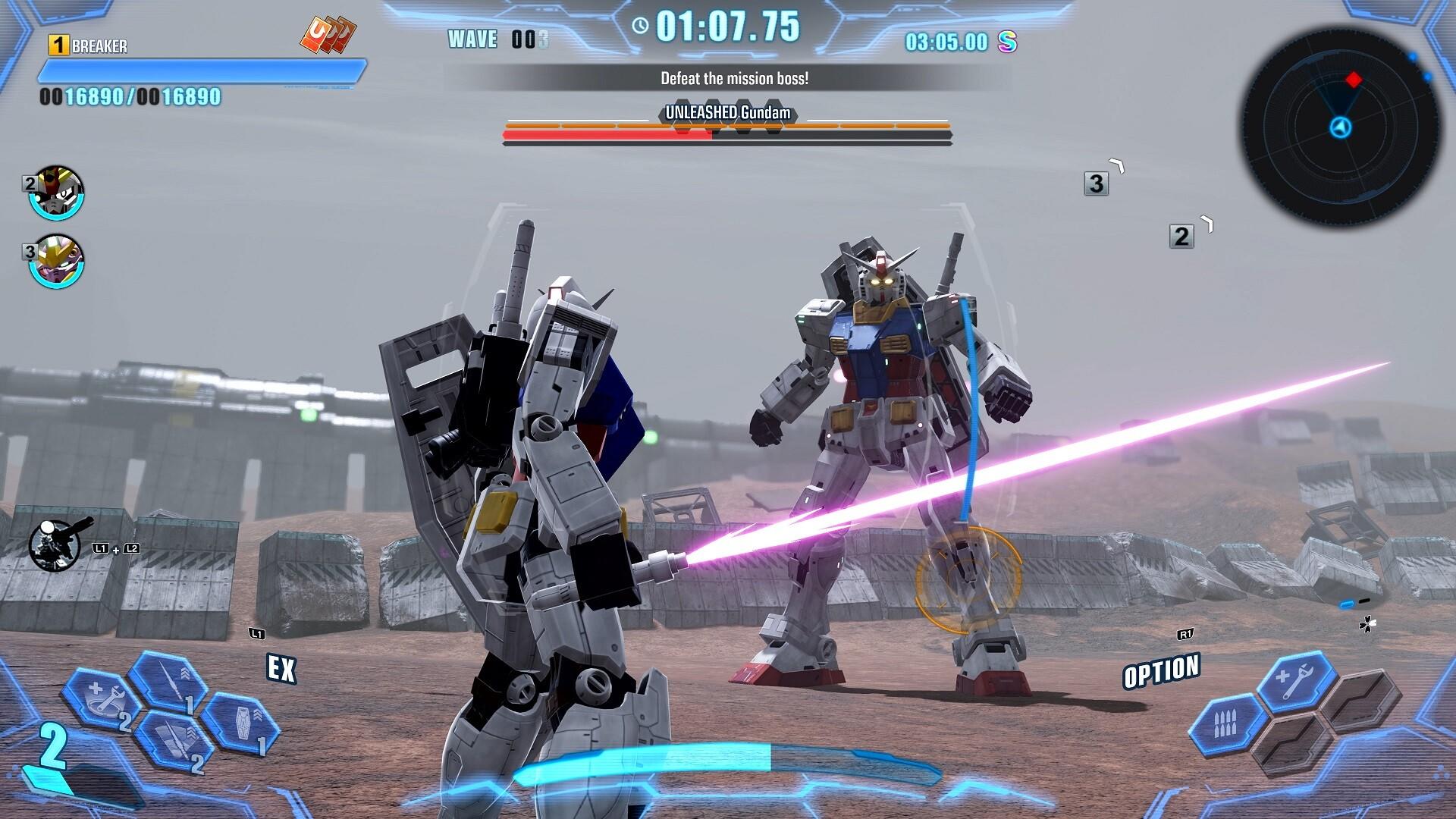 GUNDAM BREAKER 4 ภาพหน้าจอเกม