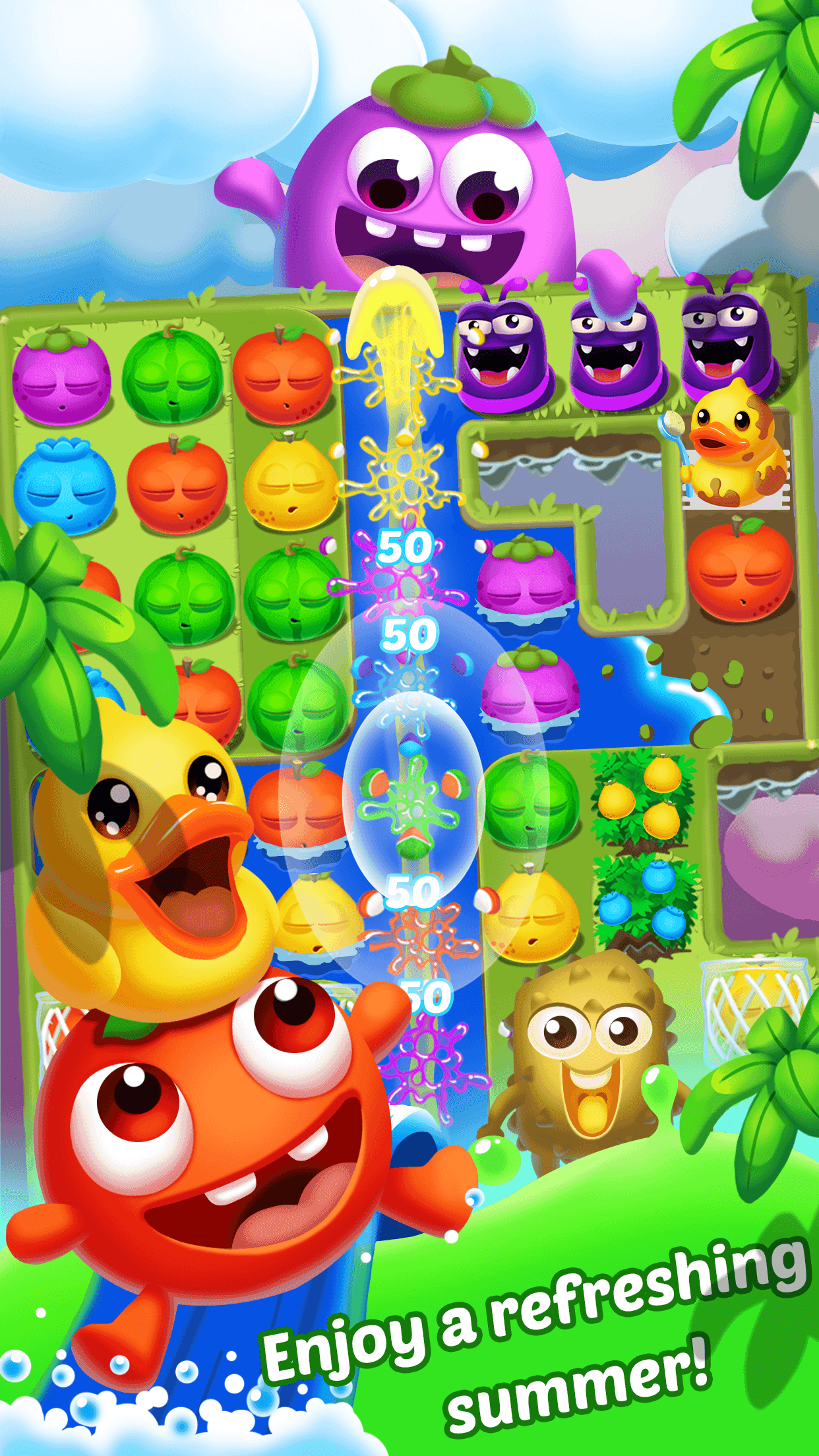Fruit Splash 2 : Jelly Mania Game Screenshot