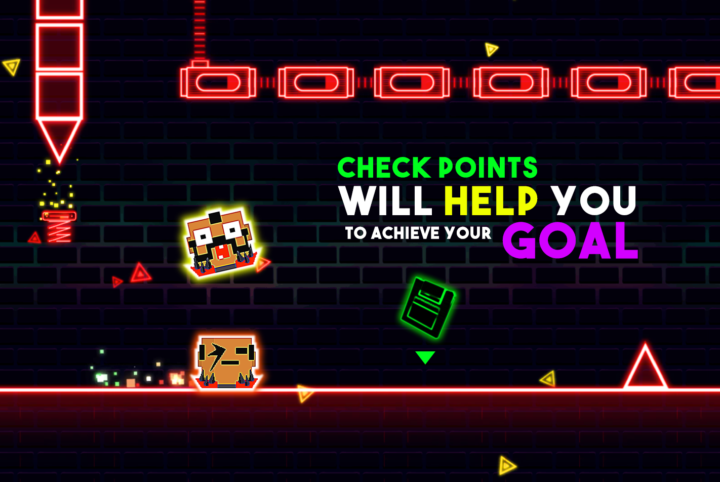 Captura de Tela do Jogo Daft Jump - Addictive platformer game