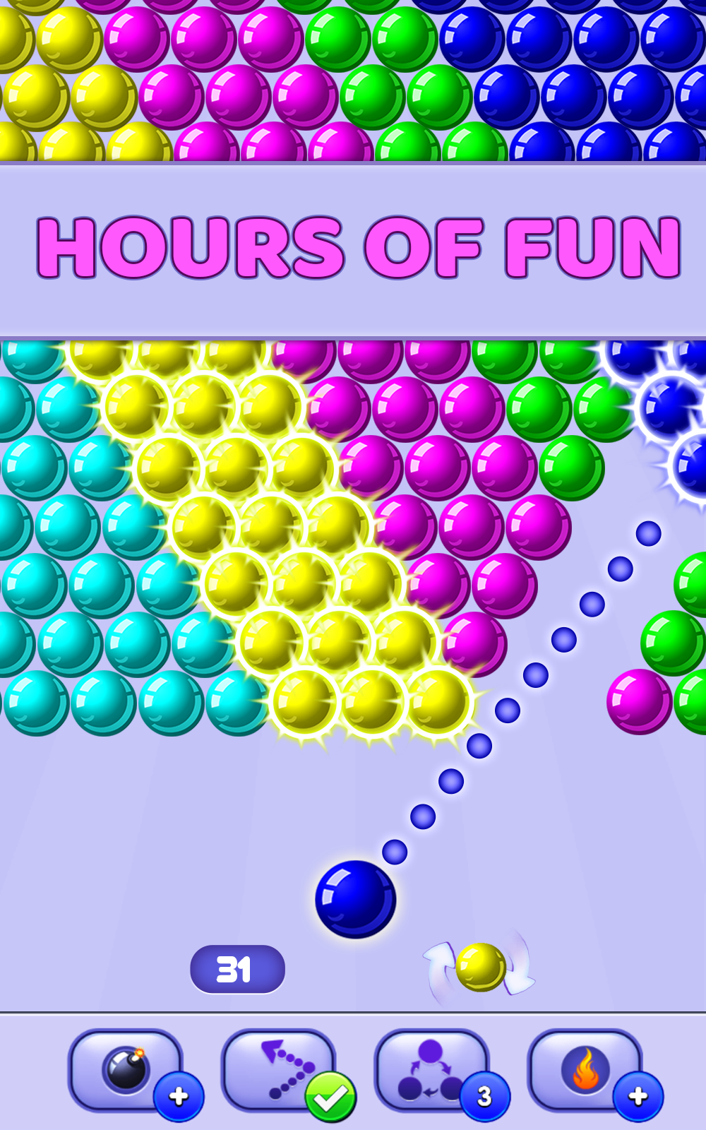 Captura de Tela do Jogo Bubble Pop - Bubble Shooter