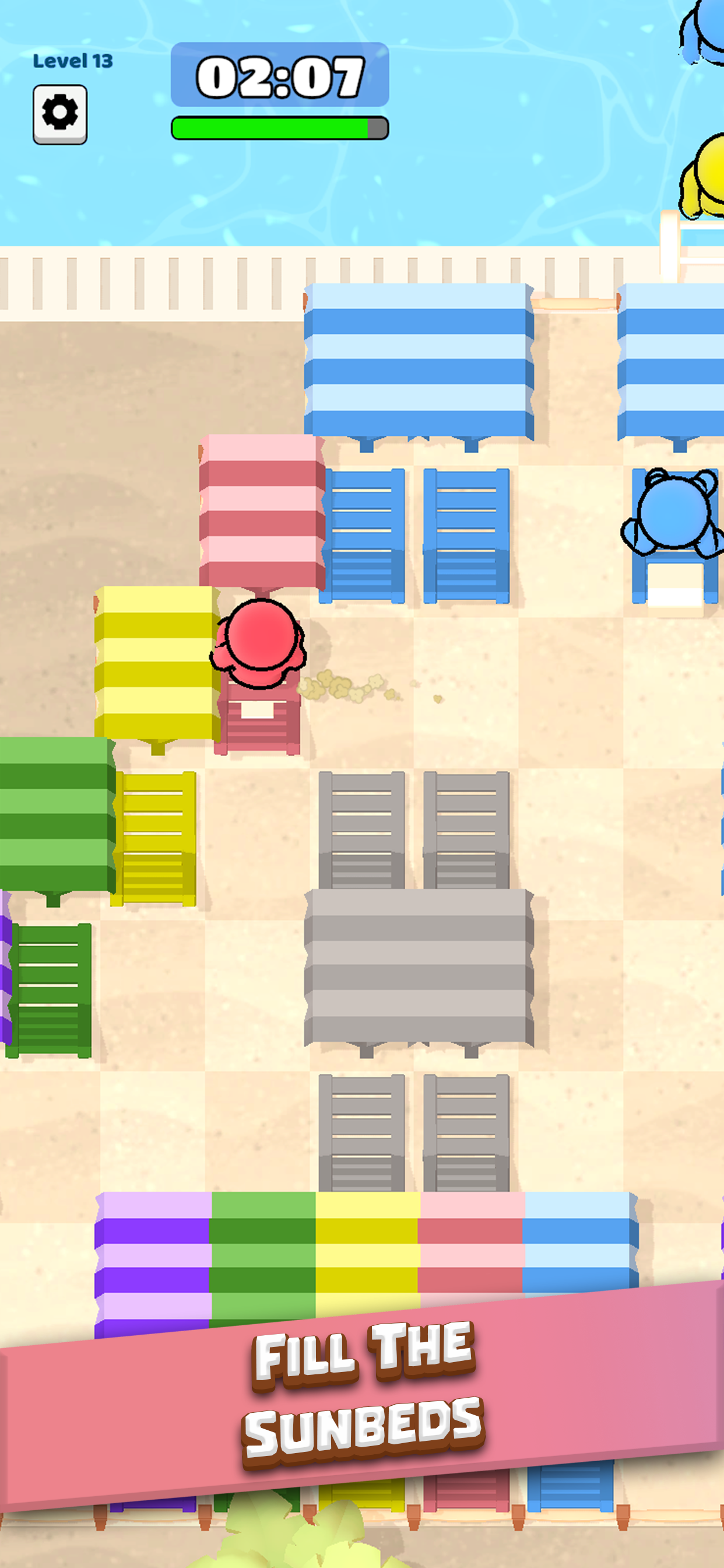 Beach Rush! Game Screenshot