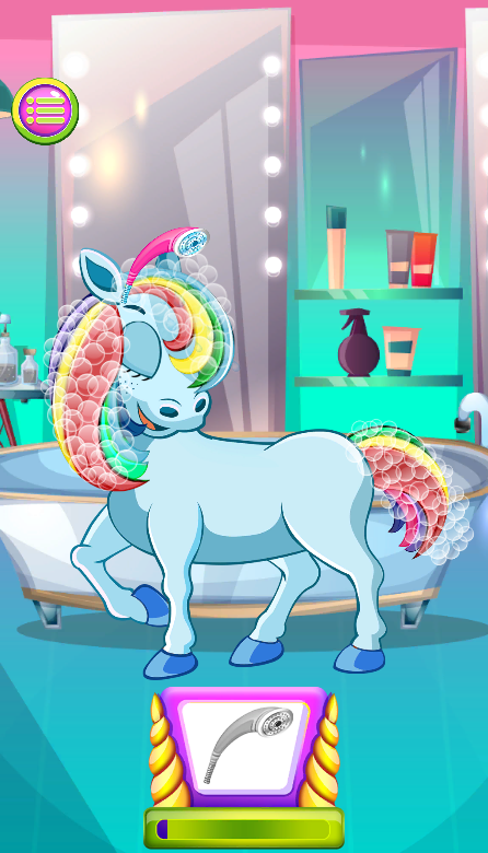 Screenshot of Unicorn Dressup Salon