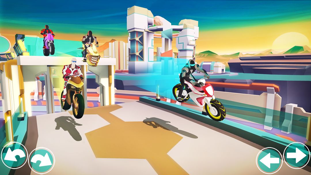Gravity Rider - 3D 極限摩托車遊戲遊戲截圖