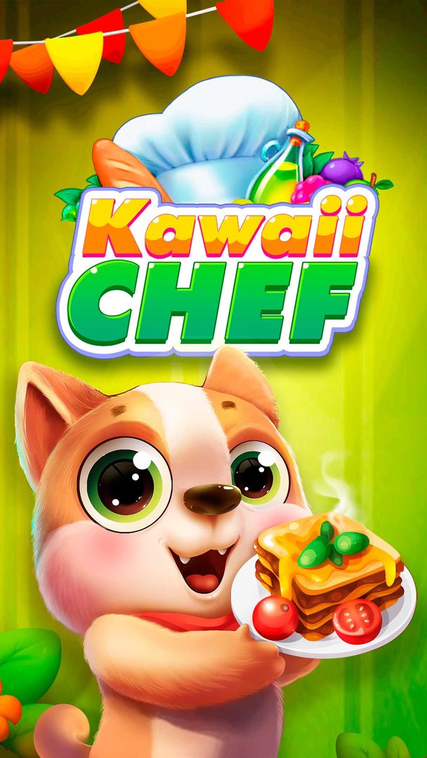 Kawaii Chef - lovely cute pets kitchen burger shop ภาพหน้าจอเกม