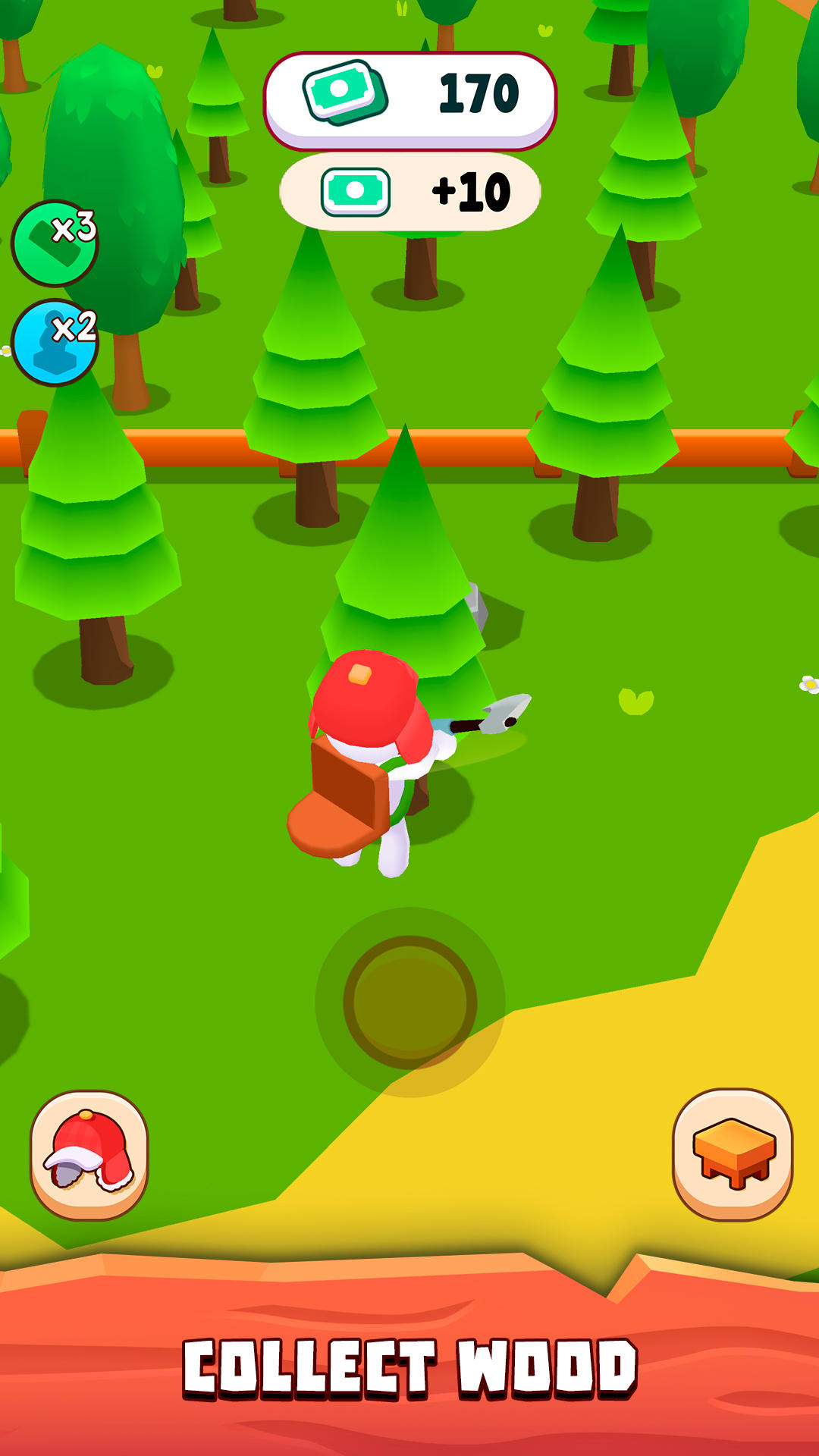 Chop Chop Timber Adventure Game Screenshot