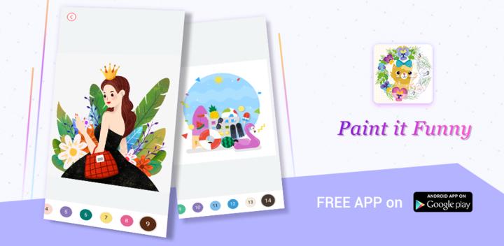 Banner of Paint it Funny - Coloring Game 2.9.1