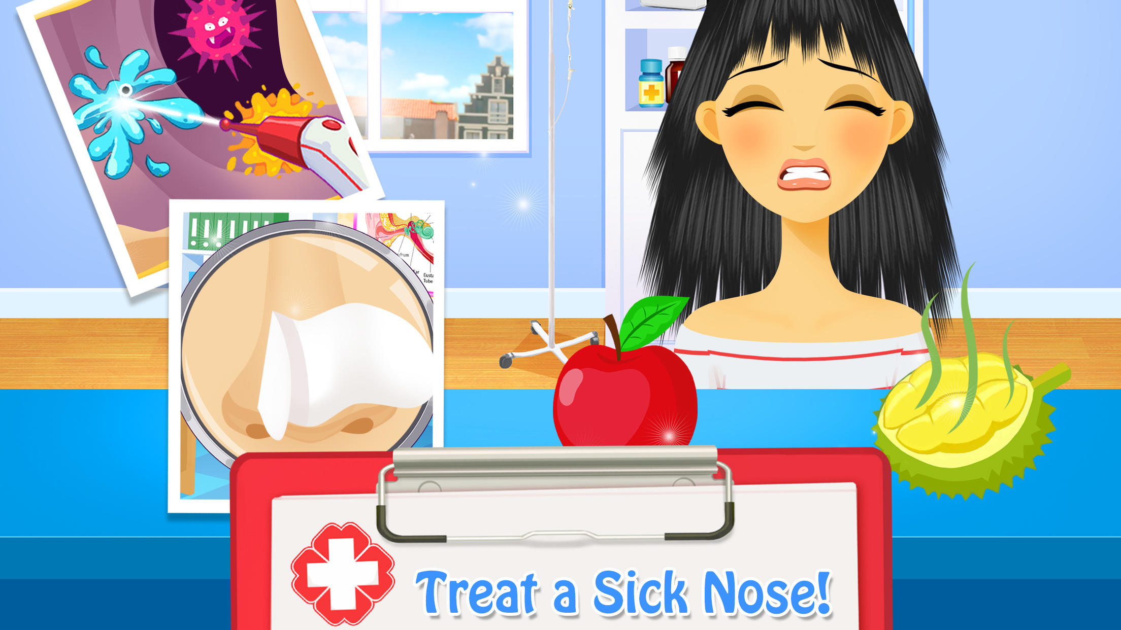 Screenshot 1 of Jogos de médico: jogo de salão de hospital para crianças 1.2