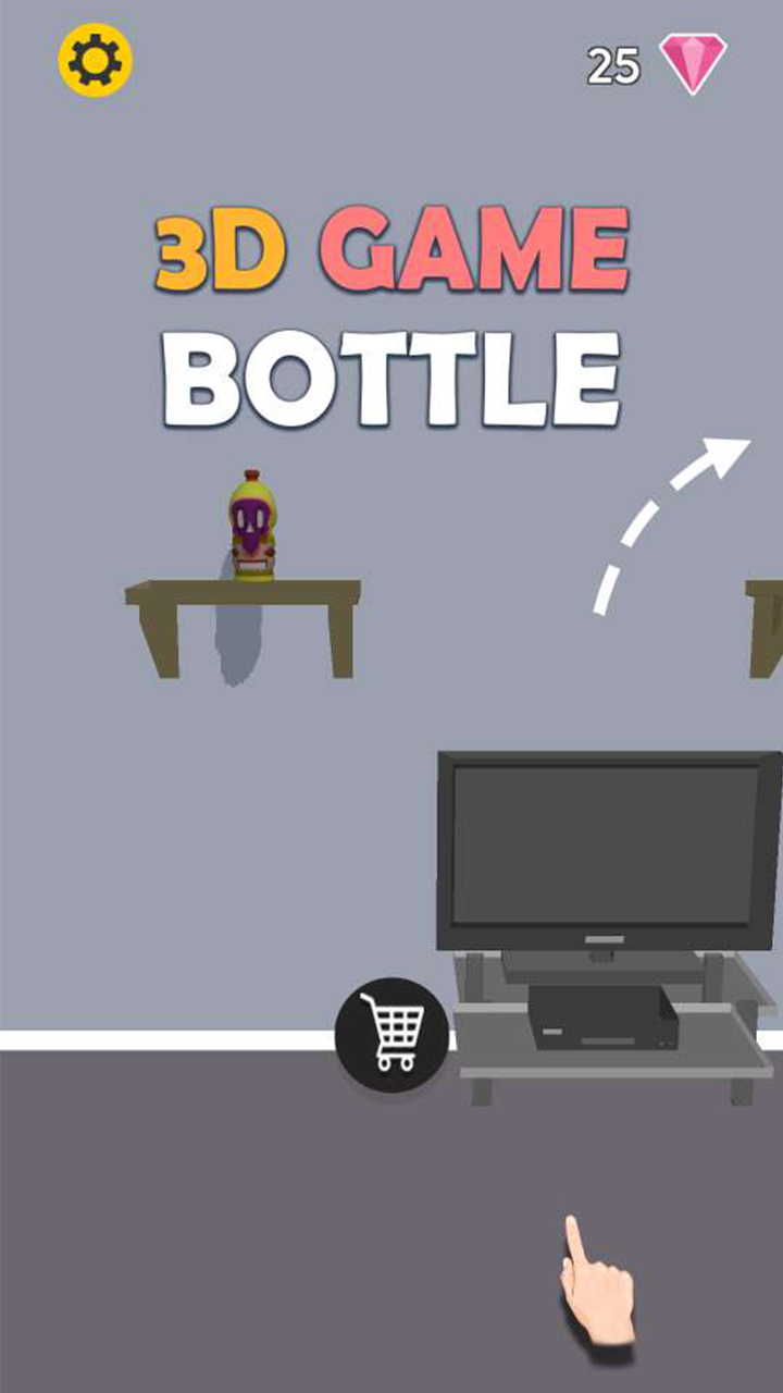 Скриншот игры Bottle Game Classic