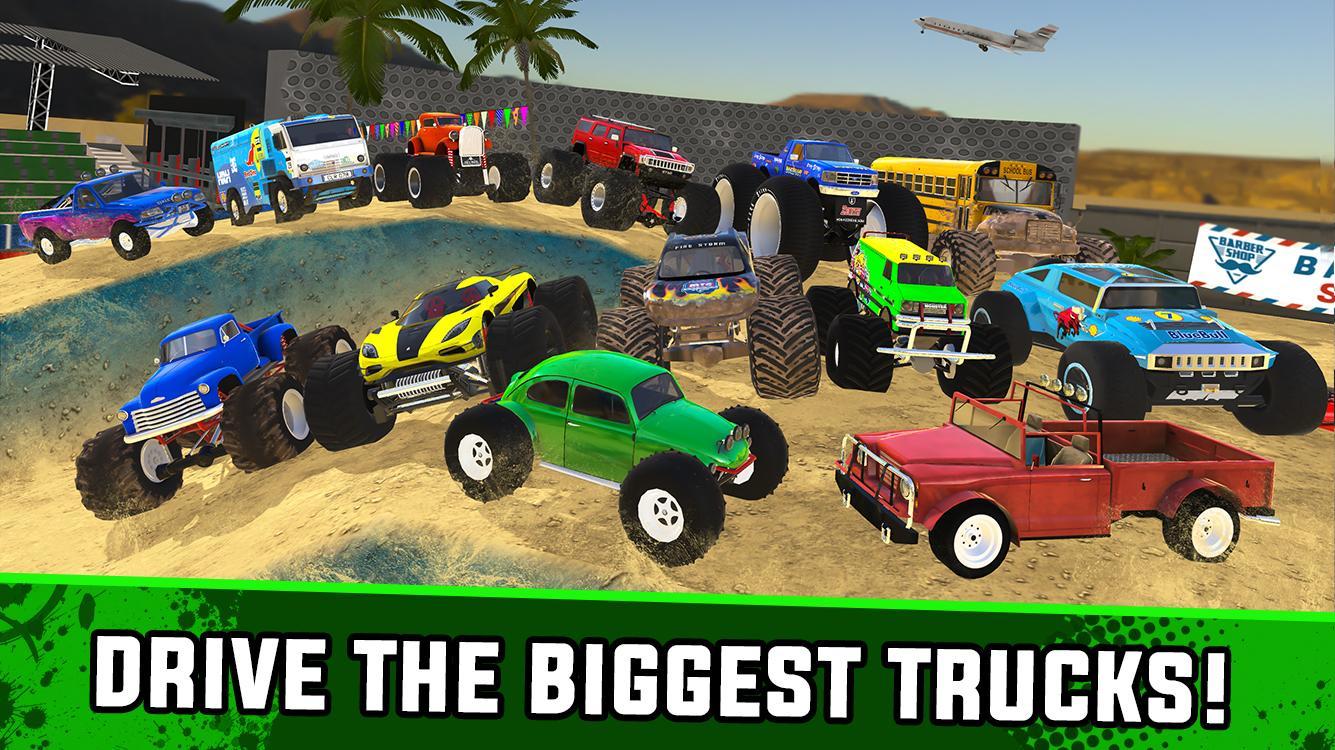 Captura de Tela do Jogo Monster Truck XT Airport Derby
