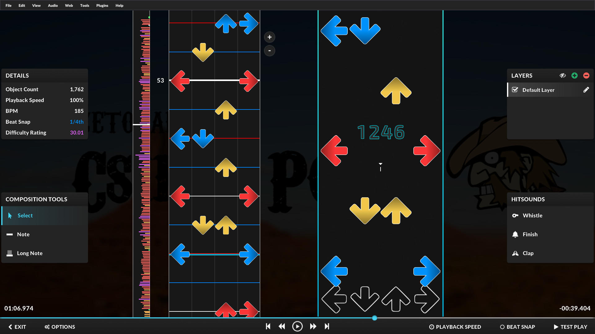 Screenshot of Quaver